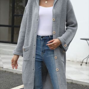 V-Neck Loose Knit Cardigan